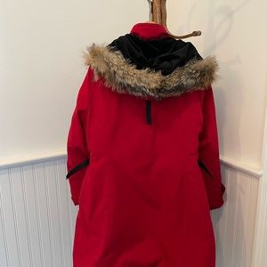 Pendleton Coyote Fur Trim Down Parka Jacket